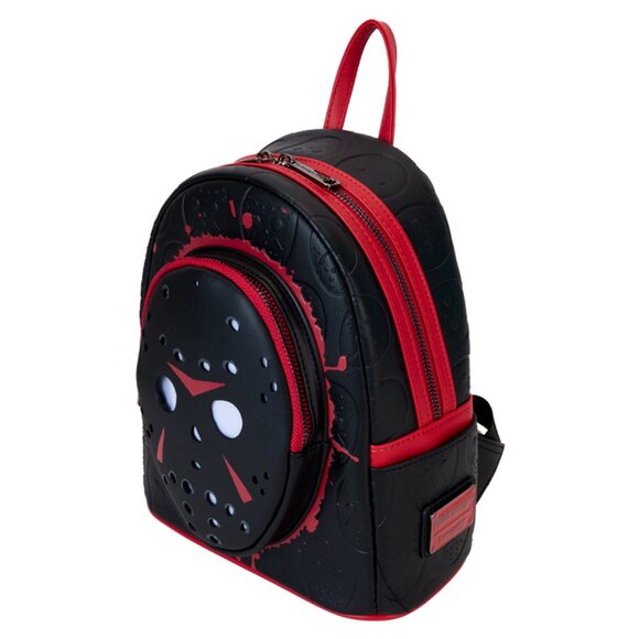 Loungefly Friday The 13th Exclusive Jason Mask Light Up Mini Backpack main image 5
